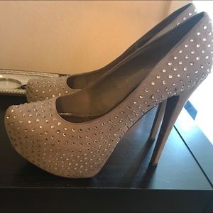 Steve Madden rhinestone stilettos